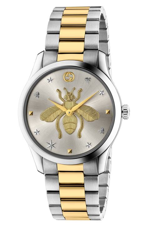 gucci bee watch black